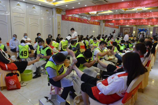 泰州市首届职业修脚师技能竞赛在姜堰举办