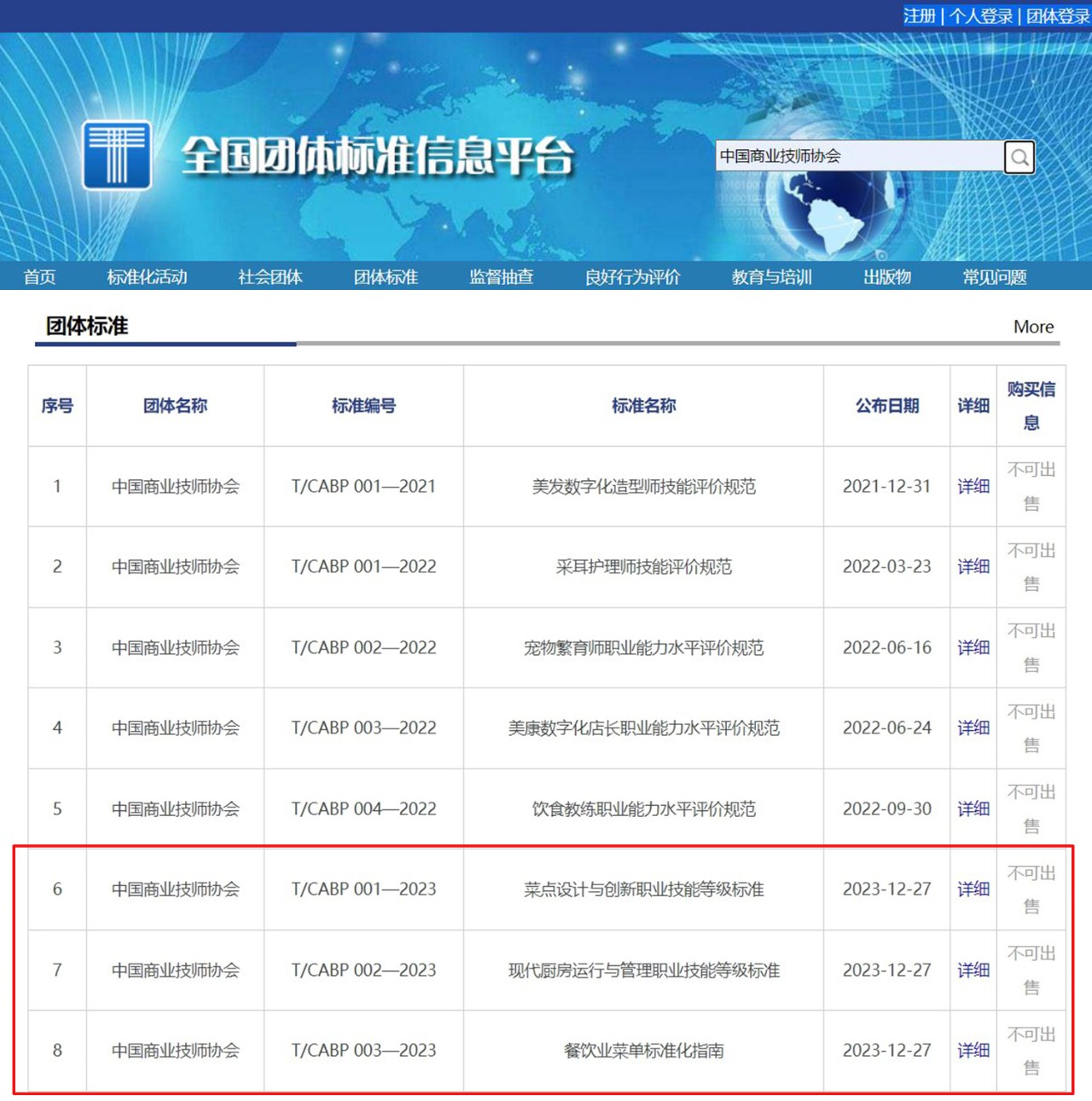协会发布三项团体标准